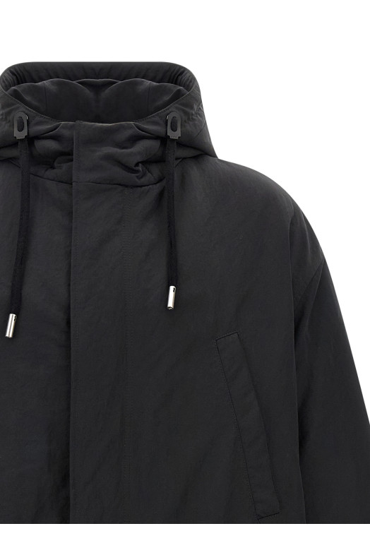 Довга парка, сіра AMI PARIS HJK823PA0035020 Довга парка, сіра AMI PARIS HJK823PA0035020