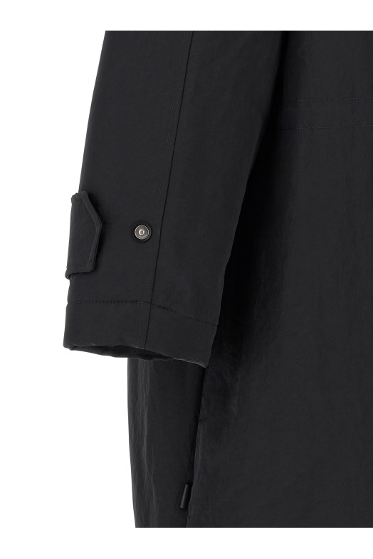 Довга парка, сіра AMI PARIS HJK823PA0035020 Довга парка, сіра AMI PARIS HJK823PA0035020