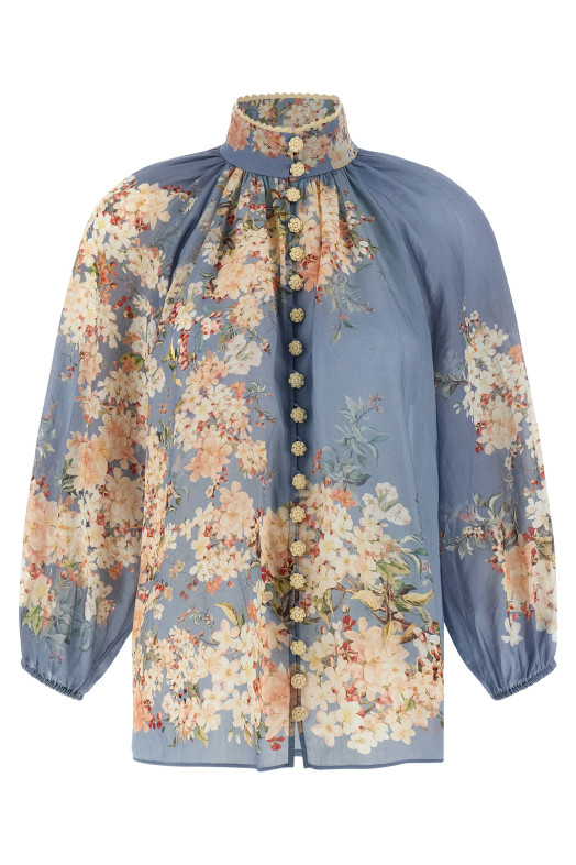 'Cascadian Billow' blouse BLUE 'Cascadian Billow' blouse BLUE
