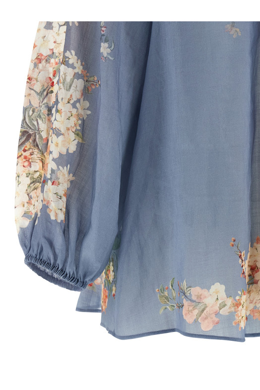 'Cascadian Billow' blouse BLUE 'Cascadian Billow' blouse BLUE