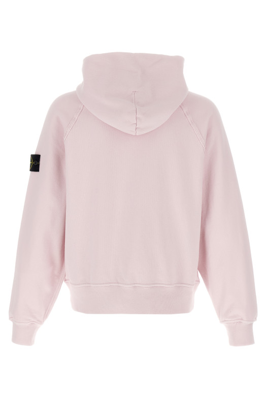 Logo badge hoodie Pink