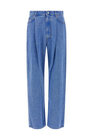 Pleat jeans Blue