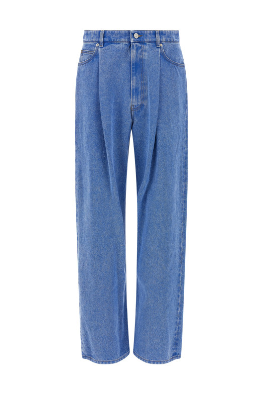 Pleat jeans Blue