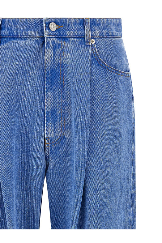 Pleat jeans Blue