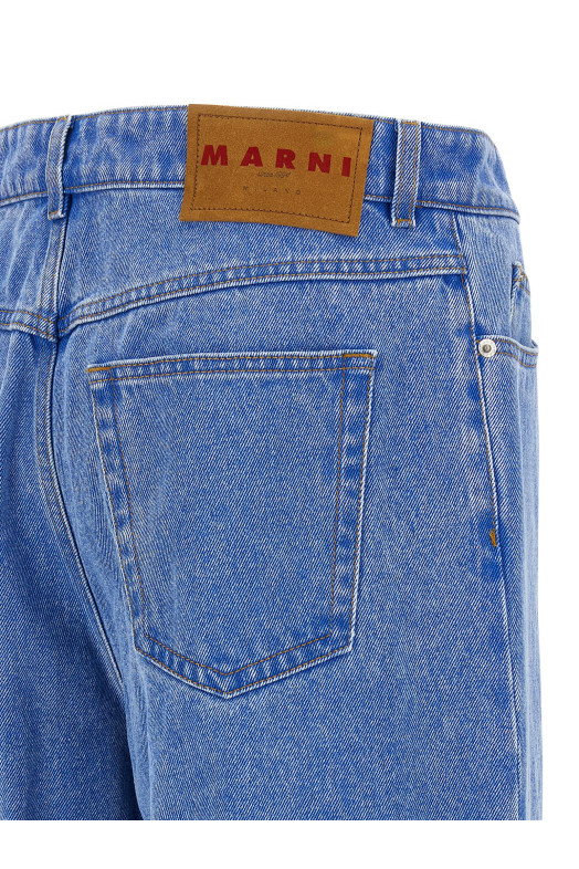 Pleat jeans Blue