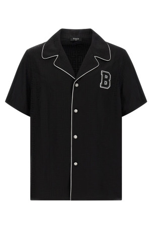 Рубашка «Balmain Varsity» Черная FH1HN135VB350PA Рубашка «Balmain Varsity» Черная FH1HN135VB350PA