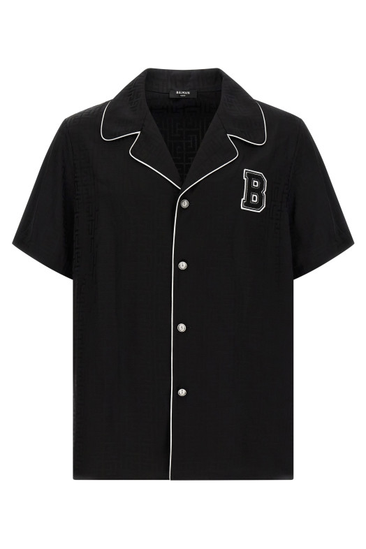 'Balmain Varsity' shirt Black