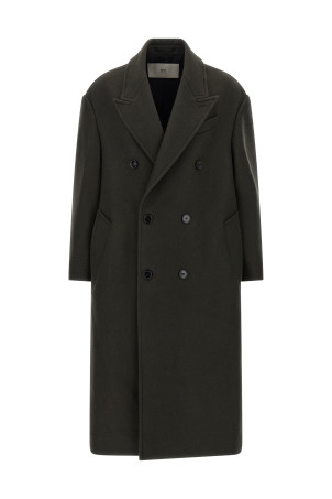 Двобортне пальто Сіре AMI PARIS HCO458WV0078020 Двобортне пальто Сіре AMI PARIS HCO458WV0078020