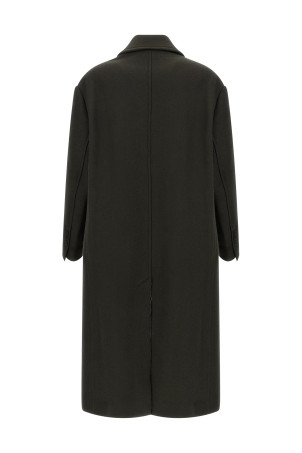 Двобортне пальто Сіре AMI PARIS HCO458WV0078020 Двобортне пальто Сіре AMI PARIS HCO458WV0078020