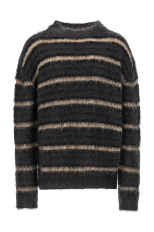 Striped sweater Gray