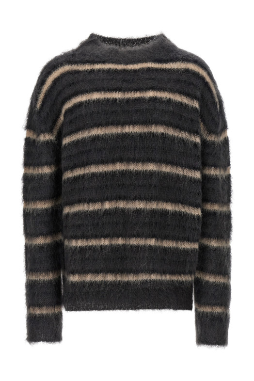 Striped sweater Gray