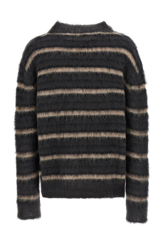 Striped sweater Gray