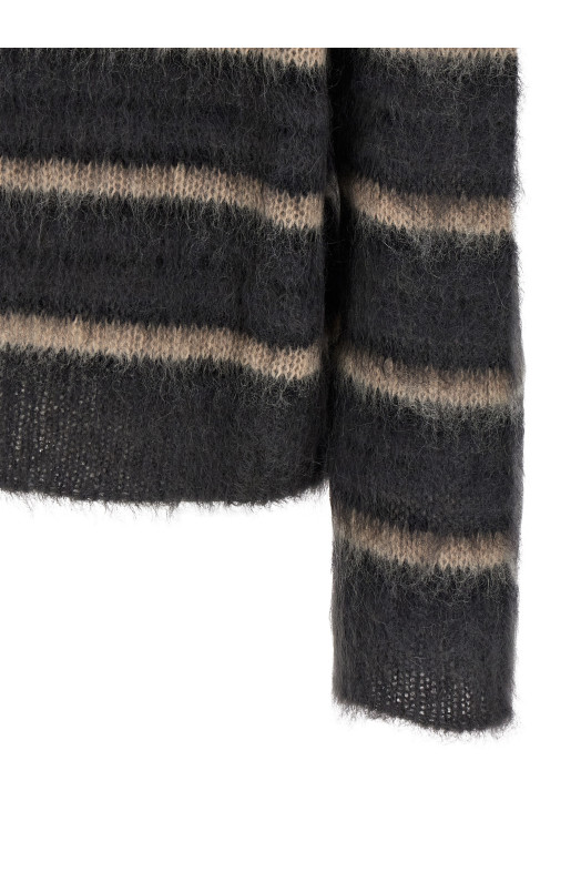 Striped sweater Gray