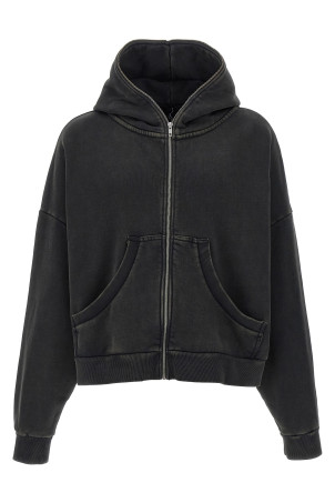 Толстовка с капюшоном «Eternal Zip Washed» Черная ES2202WBWB Толстовка с капюшоном «Eternal Zip Washed» Черная ES2202WBWB