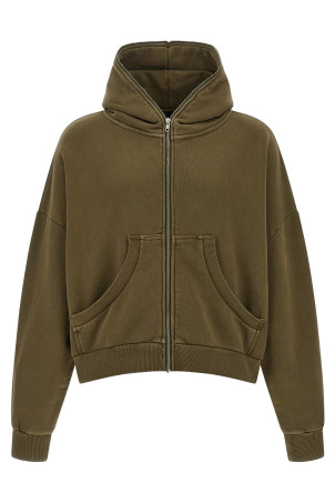 'Eternal Zip Washed' hoodie Green 'Eternal Zip Washed' hoodie Green