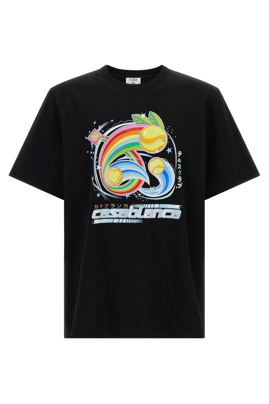 'Manga Tennis Ball' T-shirt Black 'Manga Tennis Ball' T-shirt Black