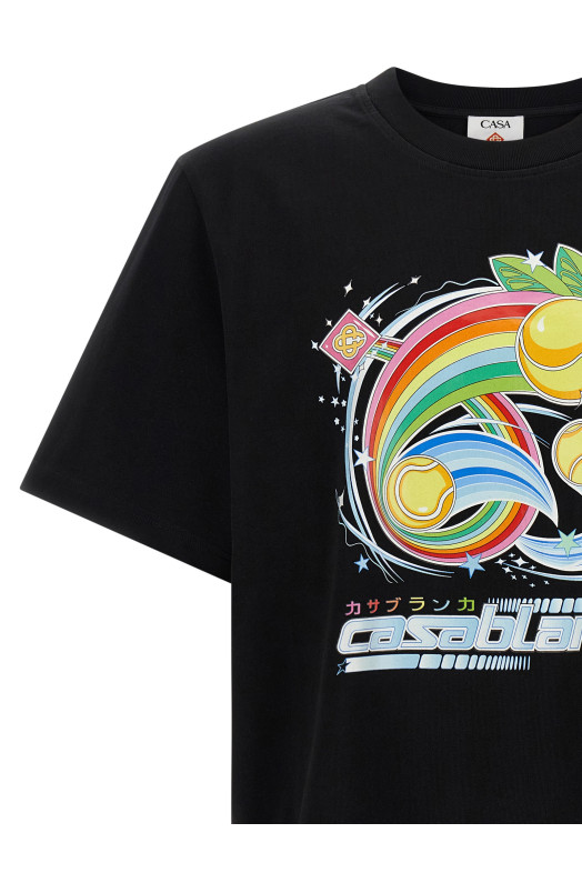 'Manga Tennis Ball' T-shirt Black 'Manga Tennis Ball' T-shirt Black