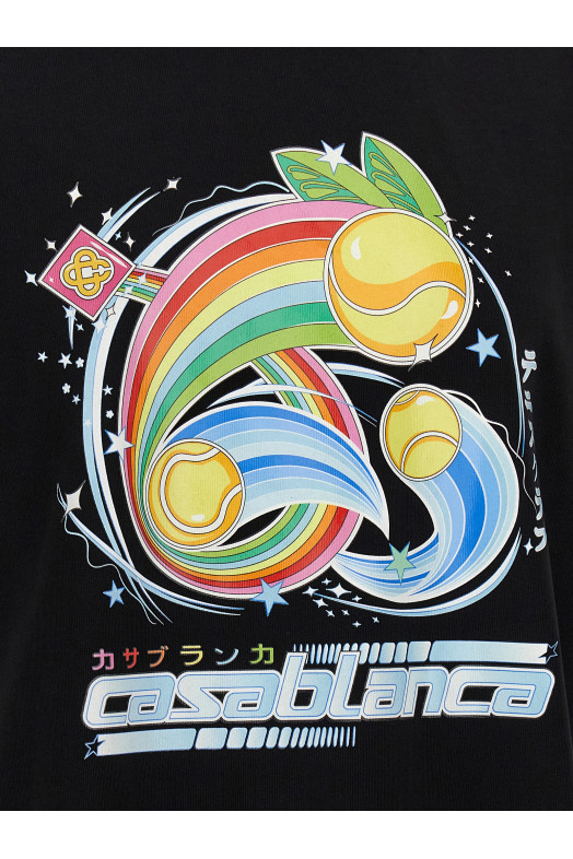 'Manga Tennis Ball' T-shirt Black 'Manga Tennis Ball' T-shirt Black