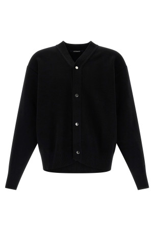 JACQUEMUS 'Le Cardigan Doppio' кардиган Чорний 24HCDM00292BK00185990 JACQUEMUS 'Le Cardigan Doppio' кардиган Чорний 24HCDM00292BK00185990