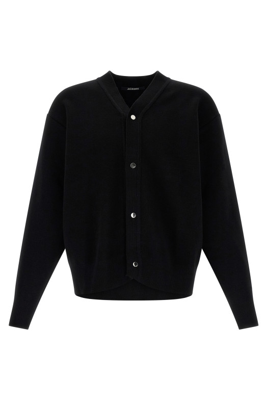 JACQUEMUS 'Le Cardigan Doppio' кардиган Черный 24HCDM00292BK00185990 JACQUEMUS 'Le Cardigan Doppio' кардиган Черный 24HCDM00292BK00185990