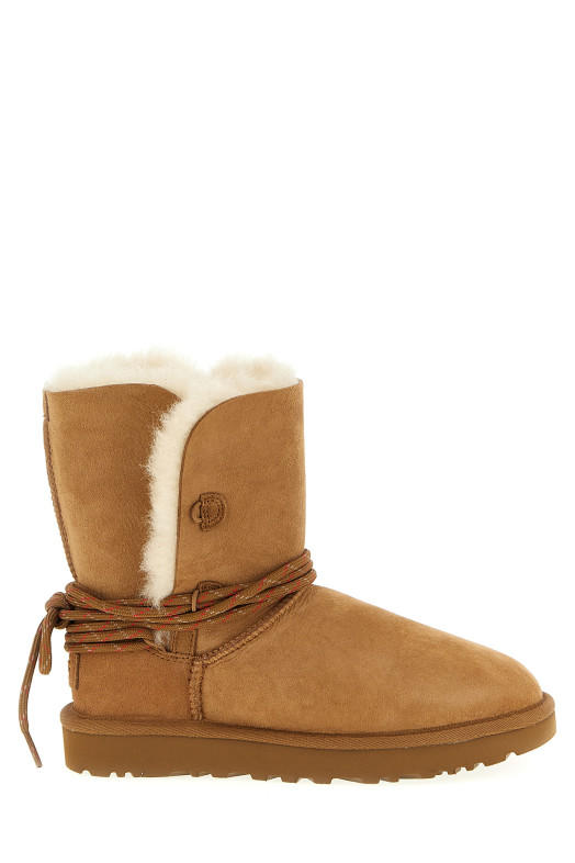 ‘Bailey Tie’ ankle boot Brown