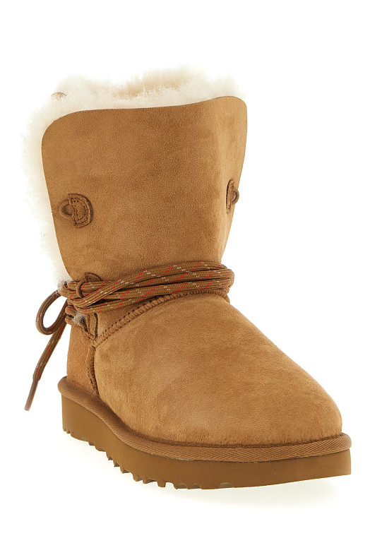 ‘Bailey Tie’ ankle boot Brown