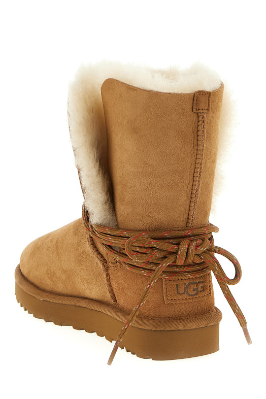 ‘Bailey Tie’ ankle boot Brown