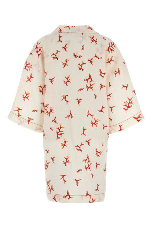 Кафтан из льняной ткани с принтом FENDI (FXD579AT8M) Кафтан из льняной ткани с принтом FENDI (FXD579AT8M)