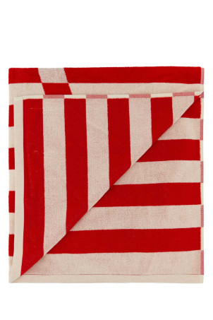 Полотенце пляжное из махровой ткани с принтом AMI (UTW937AW0080) AMI PARIS