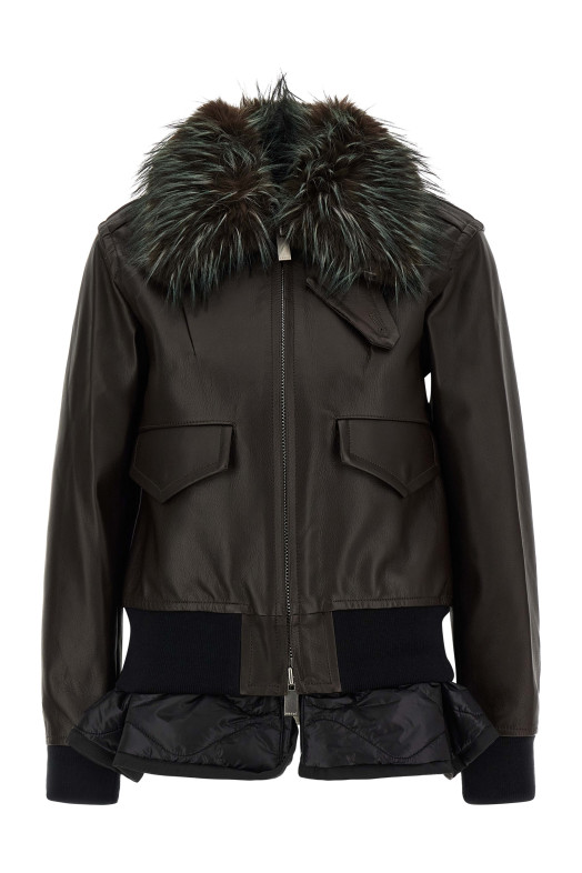 2 in 1 leather jacket Brown 2 in 1 leather jacket Brown