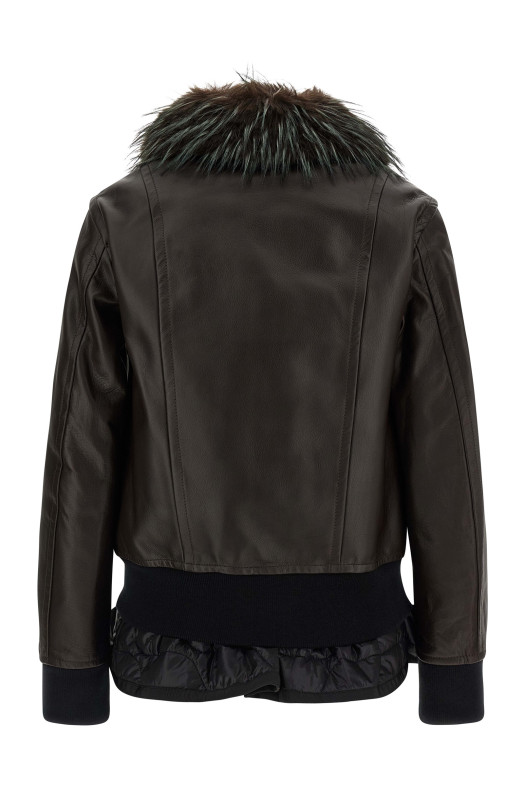 2 in 1 leather jacket Brown 2 in 1 leather jacket Brown