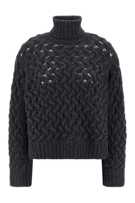 Свитер «Lady Braid» Серый D512949LADYBRAID020