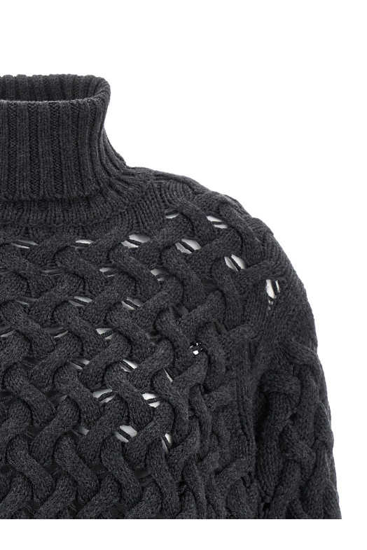 Свитер «Lady Braid» Серый D512949LADYBRAID020