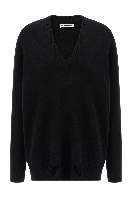 Кашеміровий светр Чорний JIL SANDER J03GP0168J14818001 Кашеміровий светр Чорний JIL SANDER J03GP0168J14818001