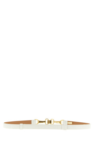 Jewel clamp belt White Jewel clamp belt White