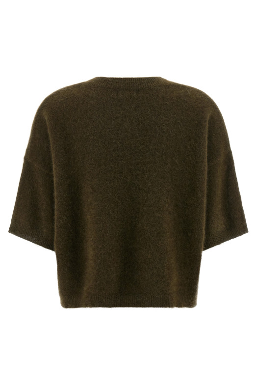 Raccoon wool sweater Green