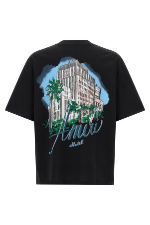 Футболка «Amiri Hotel» Черная AMJYTE1236BLACK Футболка «Amiri Hotel» Черная AMJYTE1236BLACK