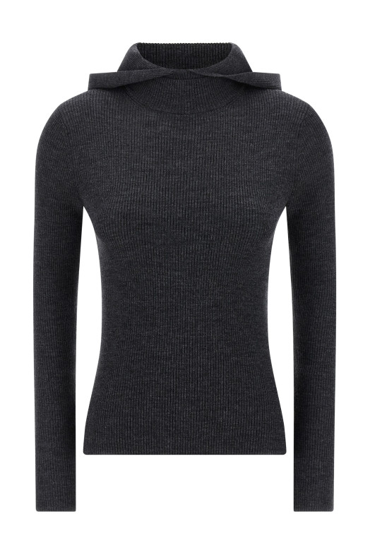 'Leila25' hooded sweater Gray 'Leila25' hooded sweater Gray