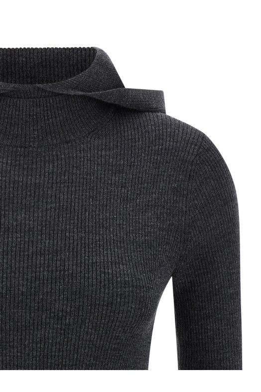 'Leila25' hooded sweater Gray 'Leila25' hooded sweater Gray