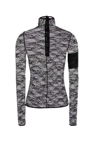 Лace Mockneck Top Courreges (325CTO444PA0132) Лace Mockneck Top Courreges (325CTO444PA0132)