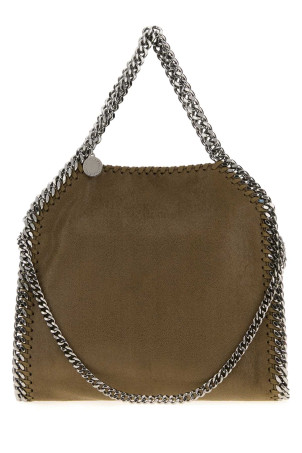 Армійська зелена міні-сумочка Falabella з довгим ворсом STELLA McCARTNEY (371223W9132)