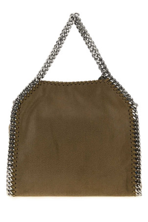 Армійська зелена міні-сумочка Falabella з довгим ворсом STELLA McCARTNEY (371223W9132)