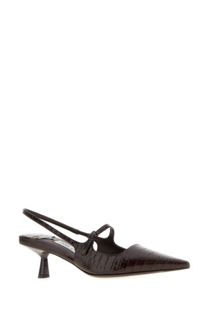 Шкіряні туфлі Didi 45 бордового кольору JIMMY CHOO (DIDI45CCL) Шкіряні туфлі Didi 45 бордового кольору JIMMY CHOO (DIDI45CCL)