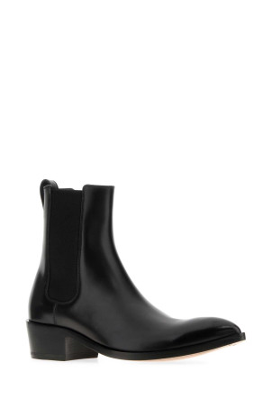 Чорні шкіряні чоботи TOM FORD (J1574LCL497N)