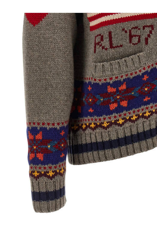 'Polo Bear' cardigan Multicolor