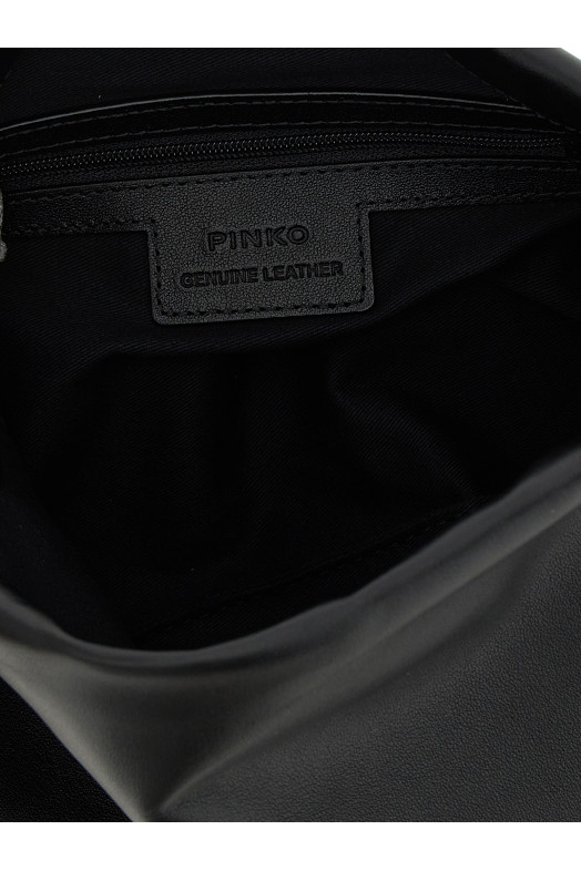 Mini leather clutch Black