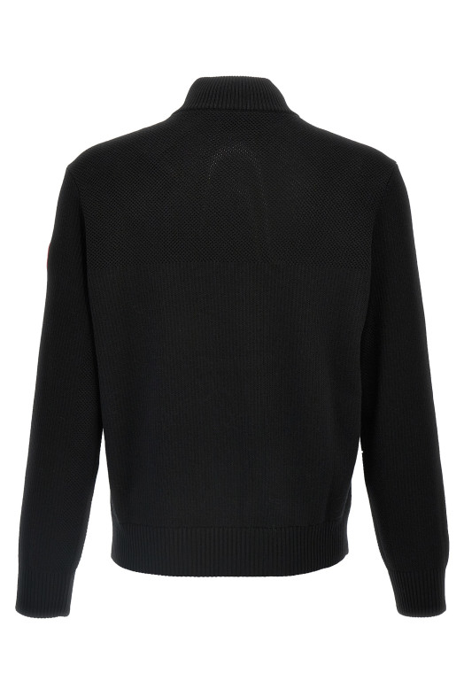 'HyBridge® Quilted Knit' jacket Black