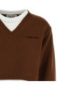 Короткий светр Коричневий MIU MIU MMLB76SOOO174KF0046