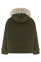 Merino Shearling hooded parka Green Merino Shearling hooded parka Green