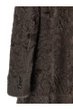 Волнистое пальто из овчины Коричневое BRUNELLO CUCINELLI MPCHK9898C4408 Волнистое пальто из овчины Коричневое BRUNELLO CUCINELLI MPCHK9898C4408